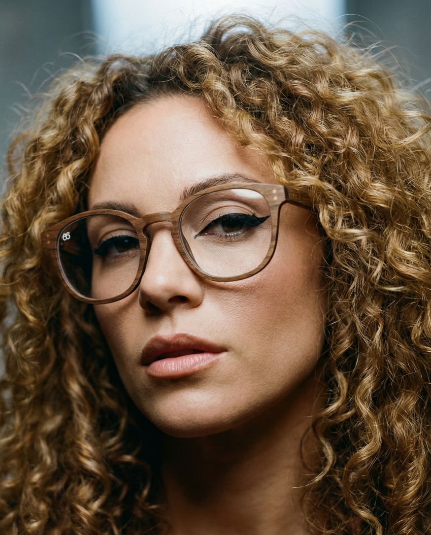 Mark II - Walnut Prescription Glasses