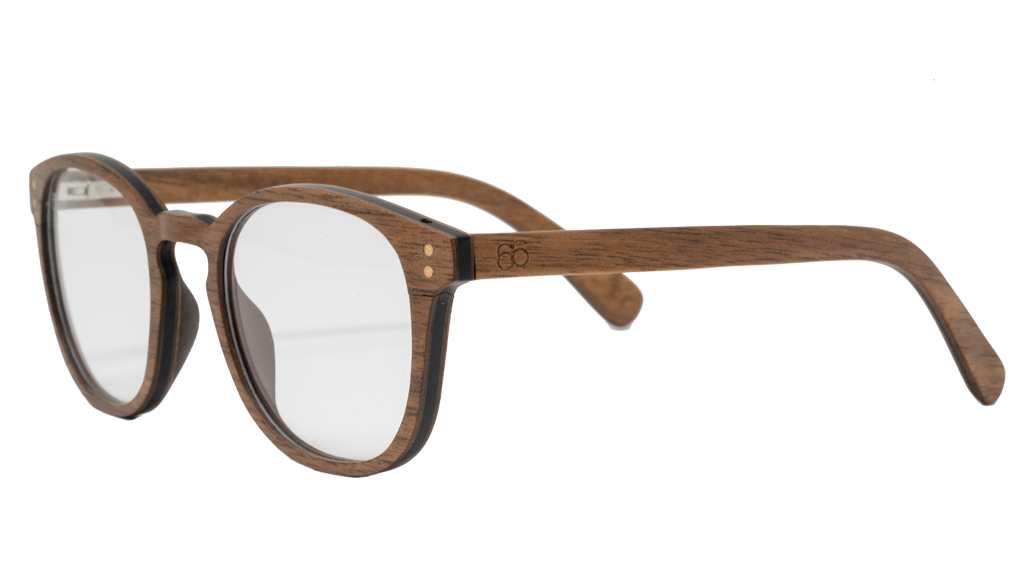 Mark II - Walnut Prescription Glasses